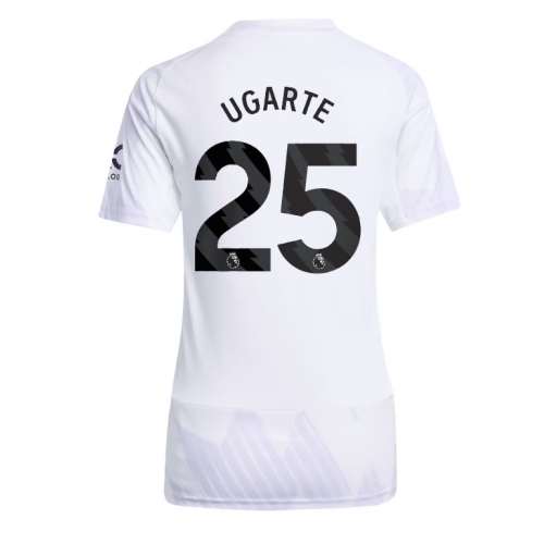 Billige Fotballdrakt Manchester United Manuel Ugarte #25 Replika Bortedrakt Dame 2025-26 Kortermet Billige Fotballdrakt Manchester United Manuel Ugarte #25 Replika Bortedrakt Dame 2025-26 Kortermet